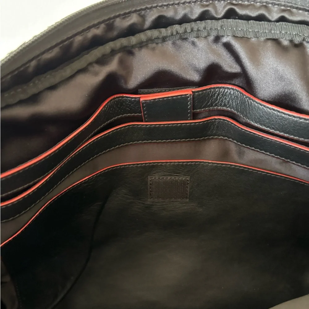 MCM Studded Black Leather laptop bag - Picture 5 of 9